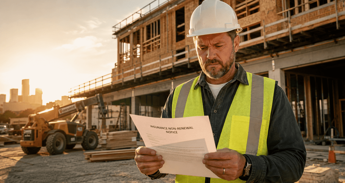 Contractor insurance carrier non-renewal 60-day rescue playbook for California and Texas contractors