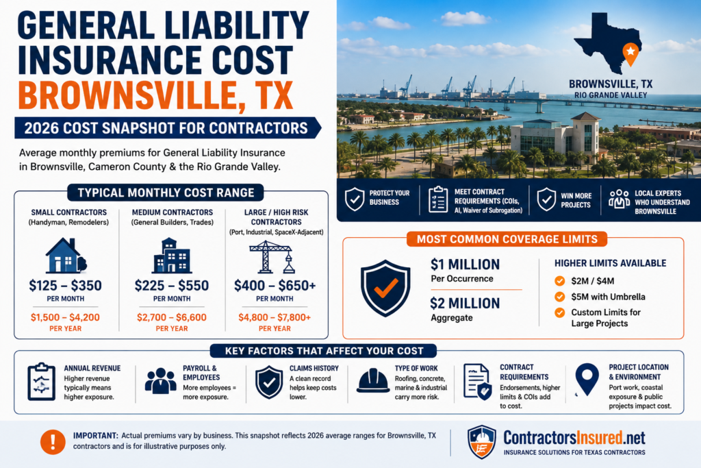 general-liability-insurance-cost-brownsville-tx-snapshot